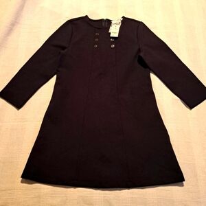 Brooks Brothers girls size Large blue dress, winter weight, NWT